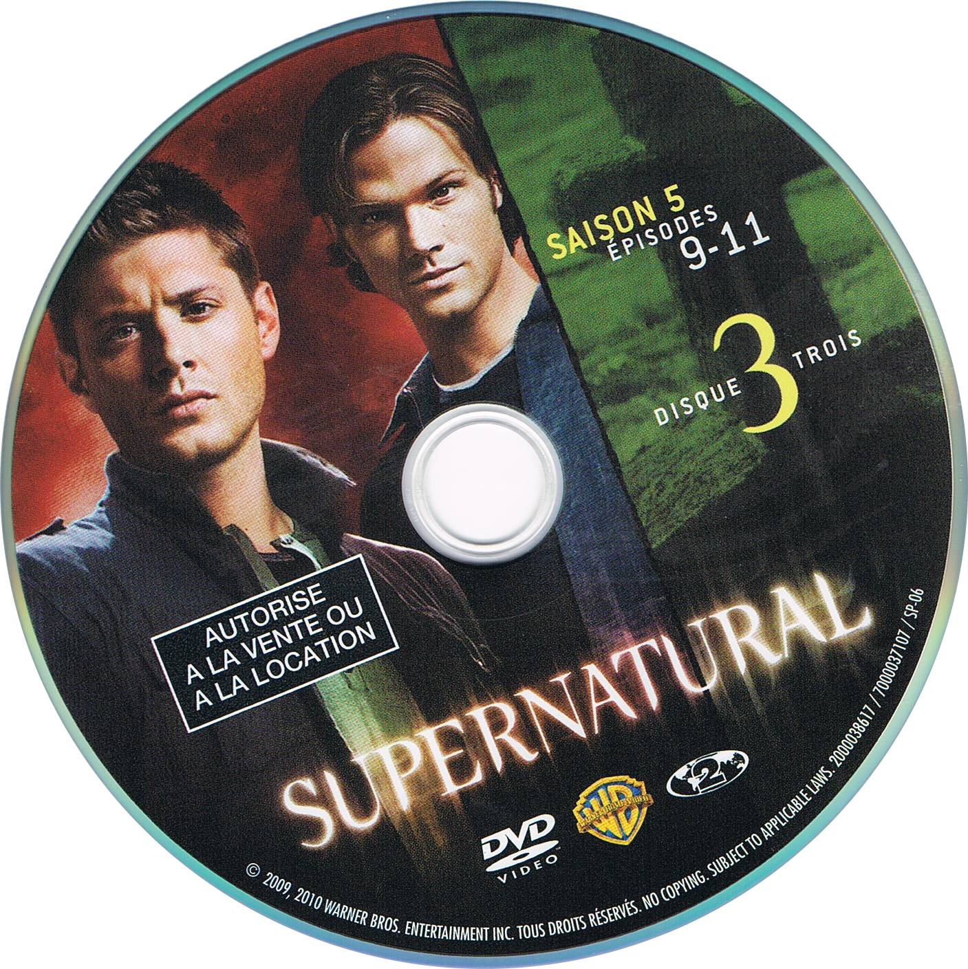 Supernatural Saison 5 DISC 3