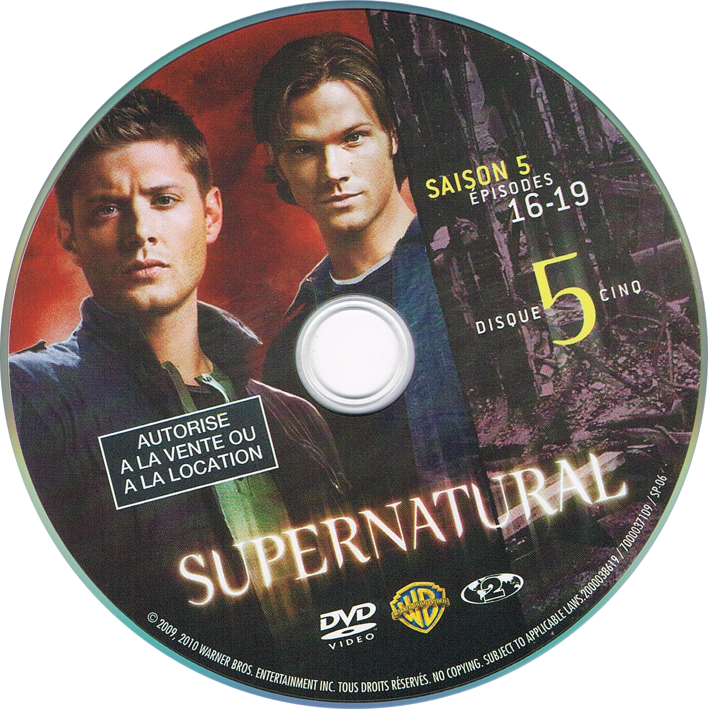 Supernatural Saison 5 DISC 5