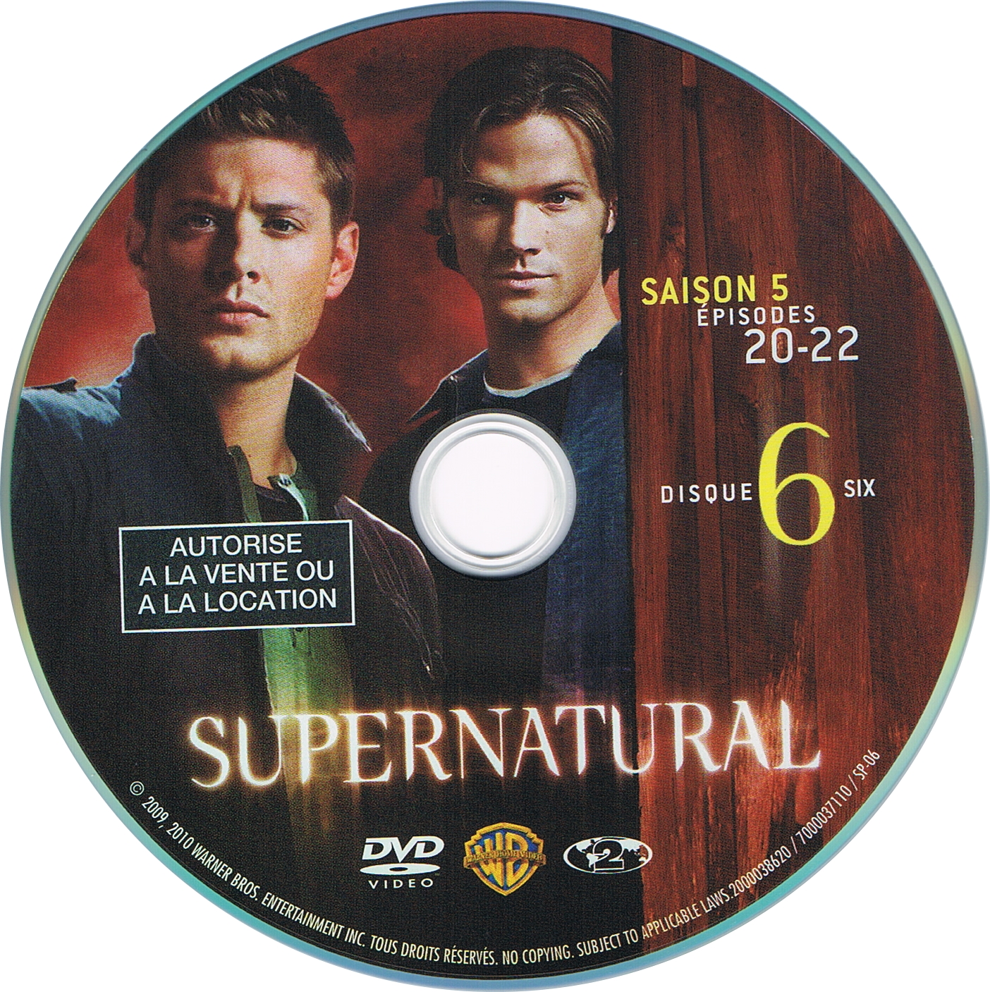 Supernatural Saison 5 DISC 6