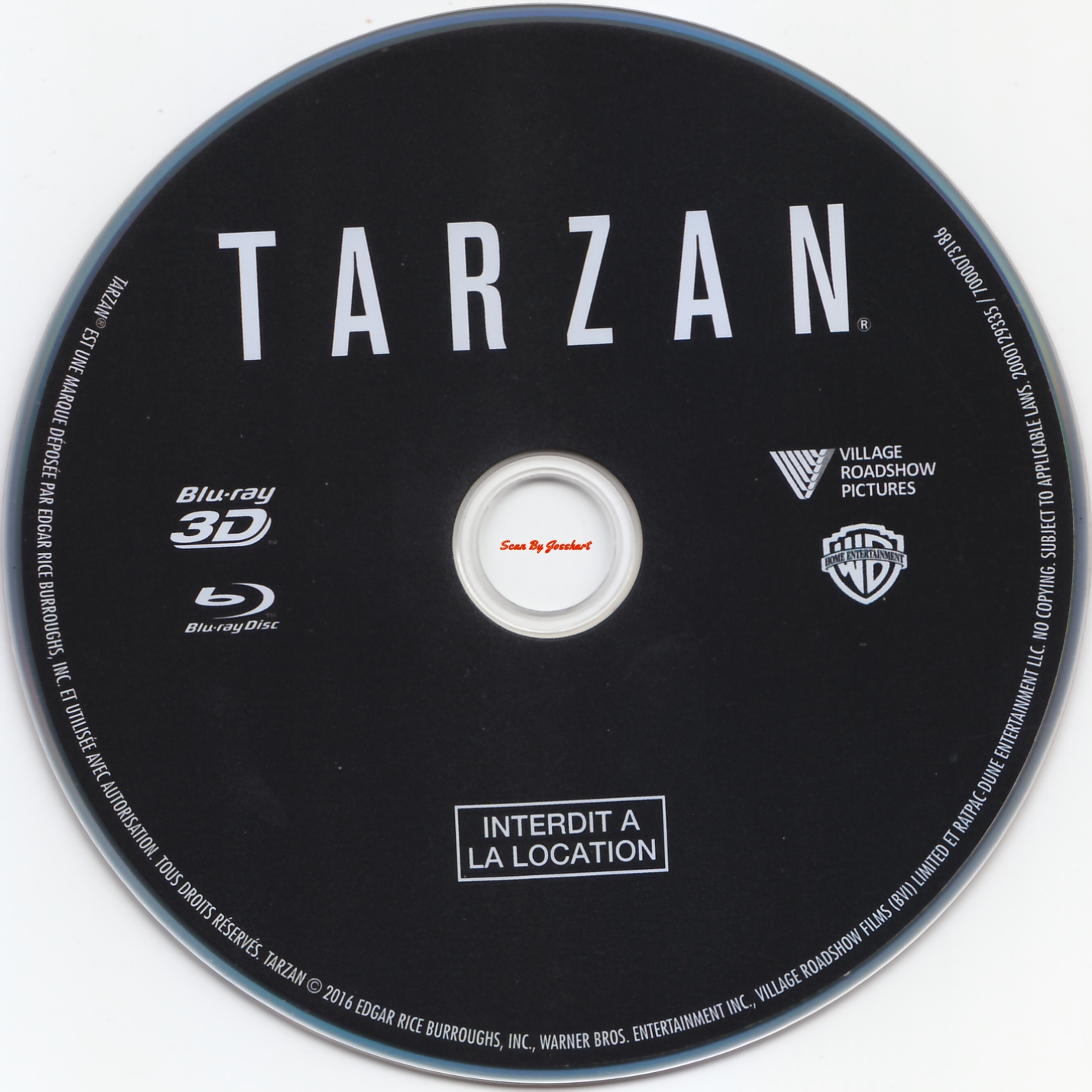 Tarzan (2016) 3D (BLU-RAY)