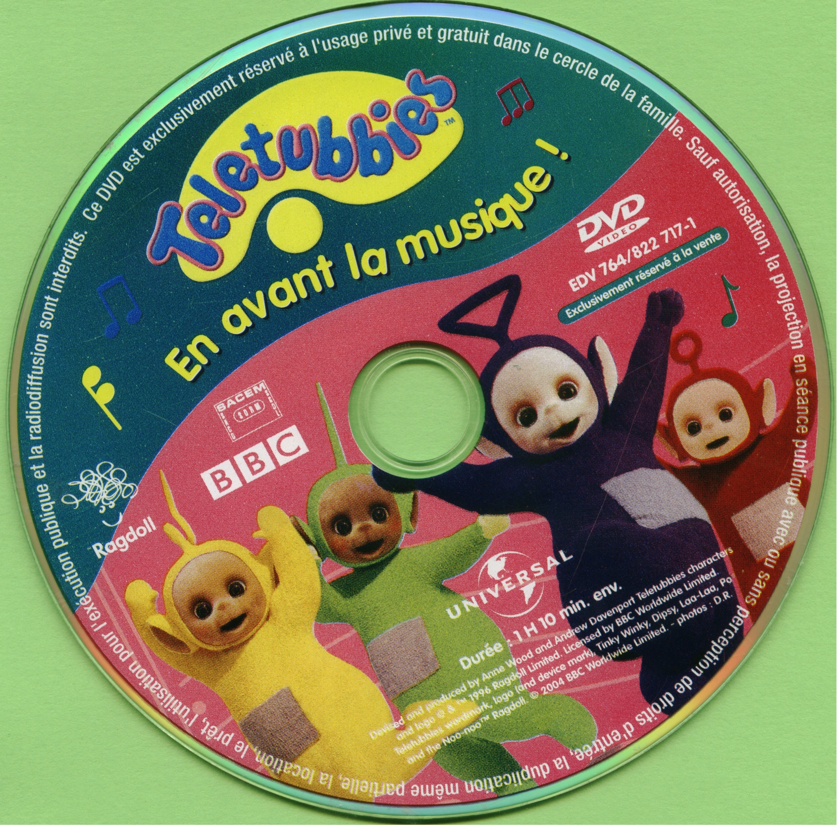 Teletubbies en avant la musique