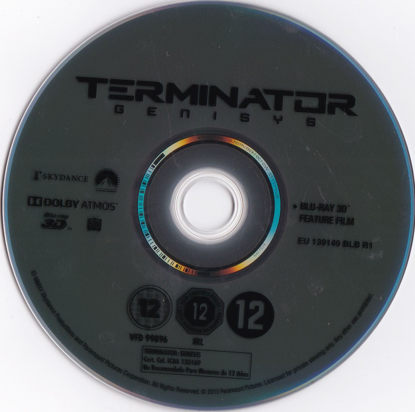 Terminator Genisys 3D (BLU-RAY)