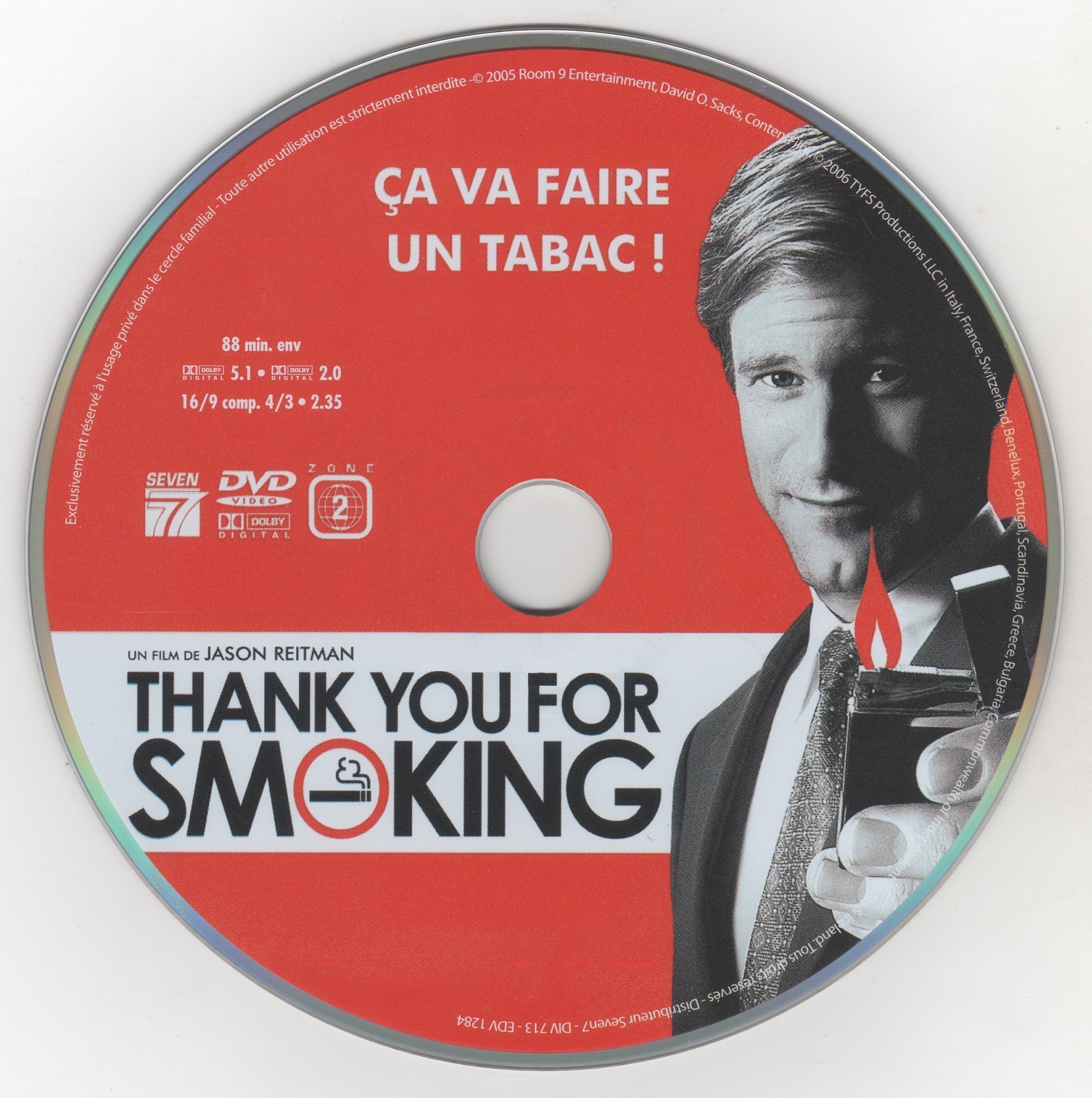 Thank you for smoking