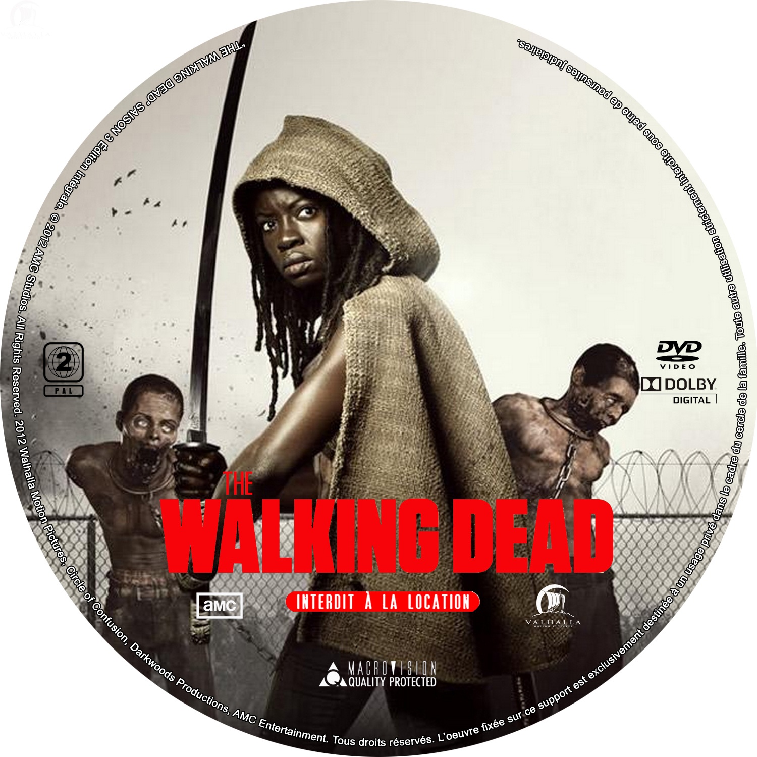 The Walking dead Saison 3 custom