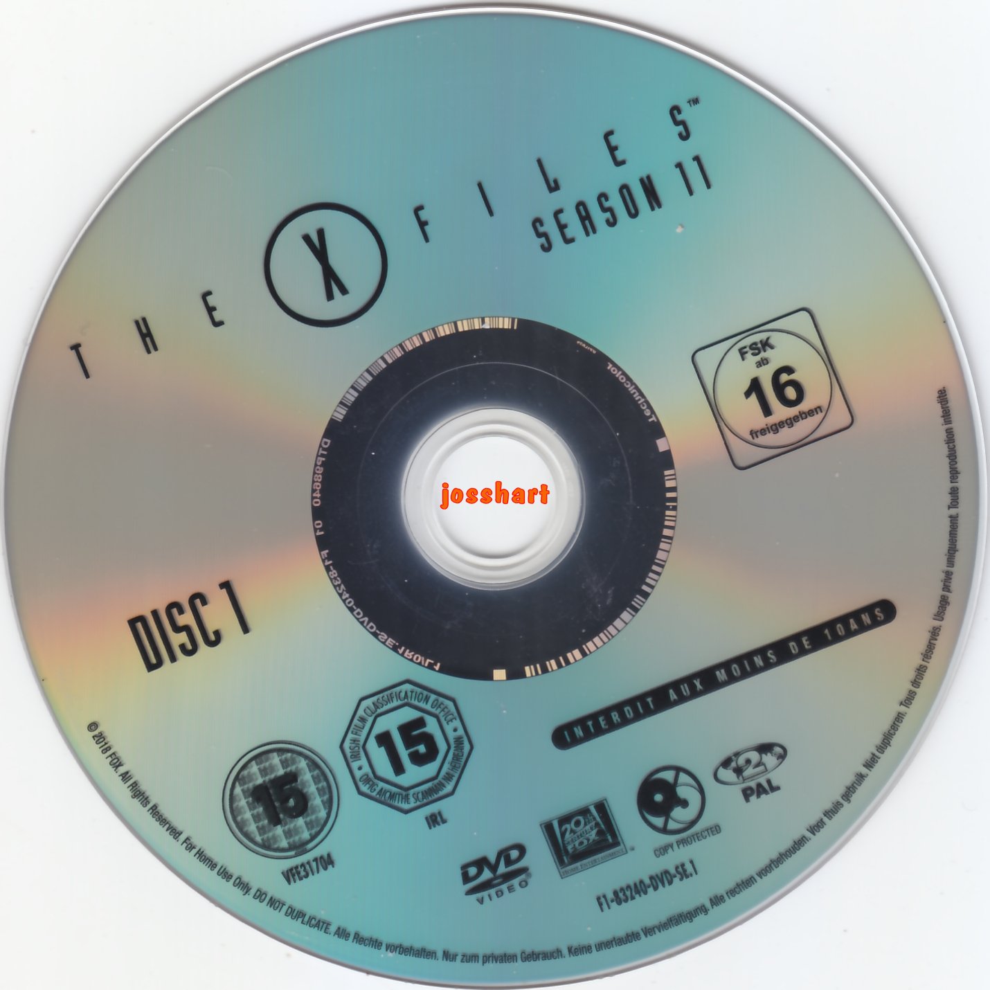The X Files Saison 11 DVD 1 