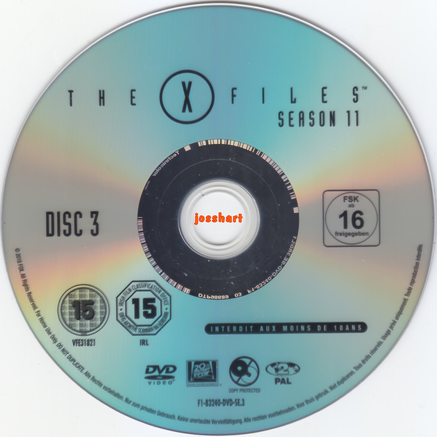 The X Files Saison 11 DVD 3