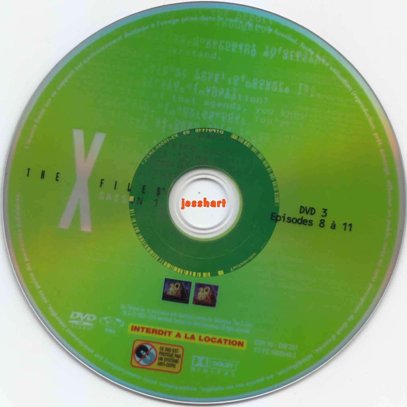 The X Files Saison 1 DVD 3 v2