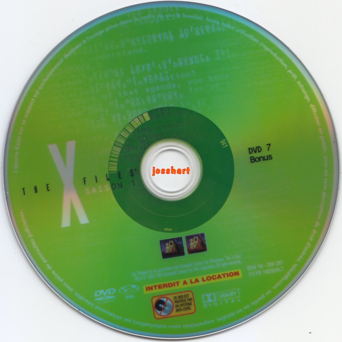 The X Files Saison 1 DVD 7 v2