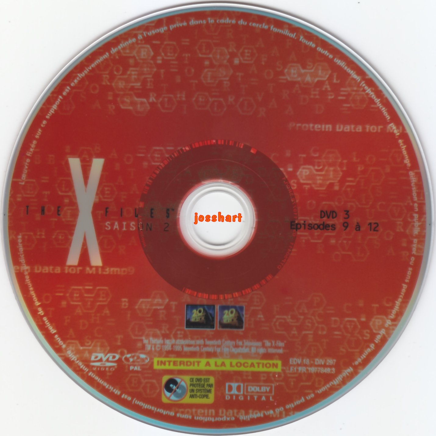 The X Files Saison 2 DVD 3 v2