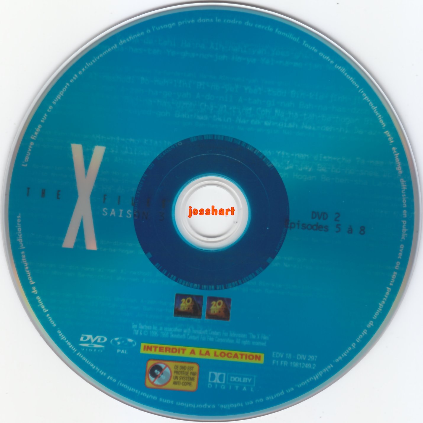 The X Files Saison 3 DVD 2 v2