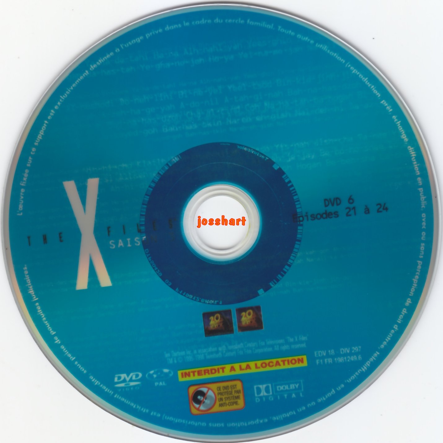 The X Files Saison 3 DVD 6 v2