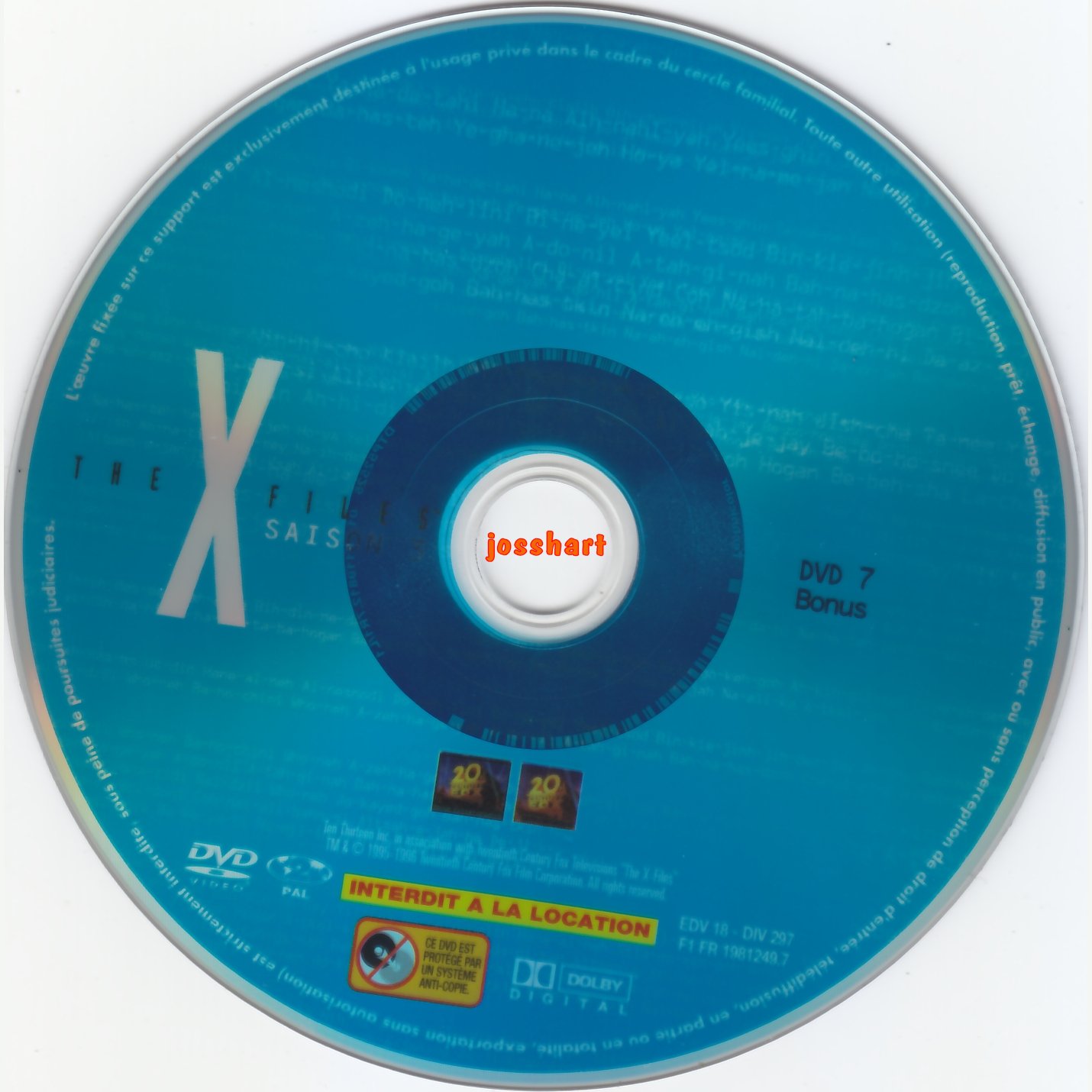 The X Files Saison 3 DVD 7 v2