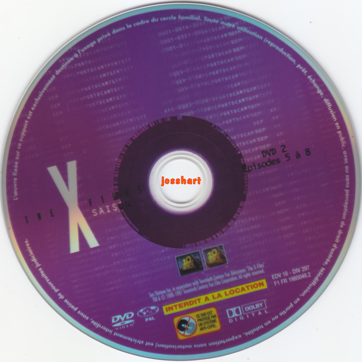 The X Files Saison 4 DVD 2 v2