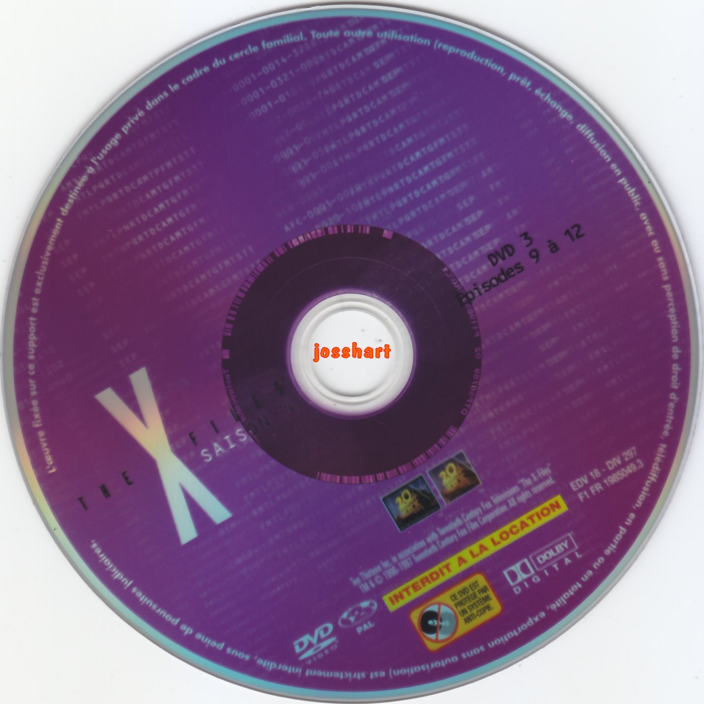 The X Files Saison 4 DVD 3 v2