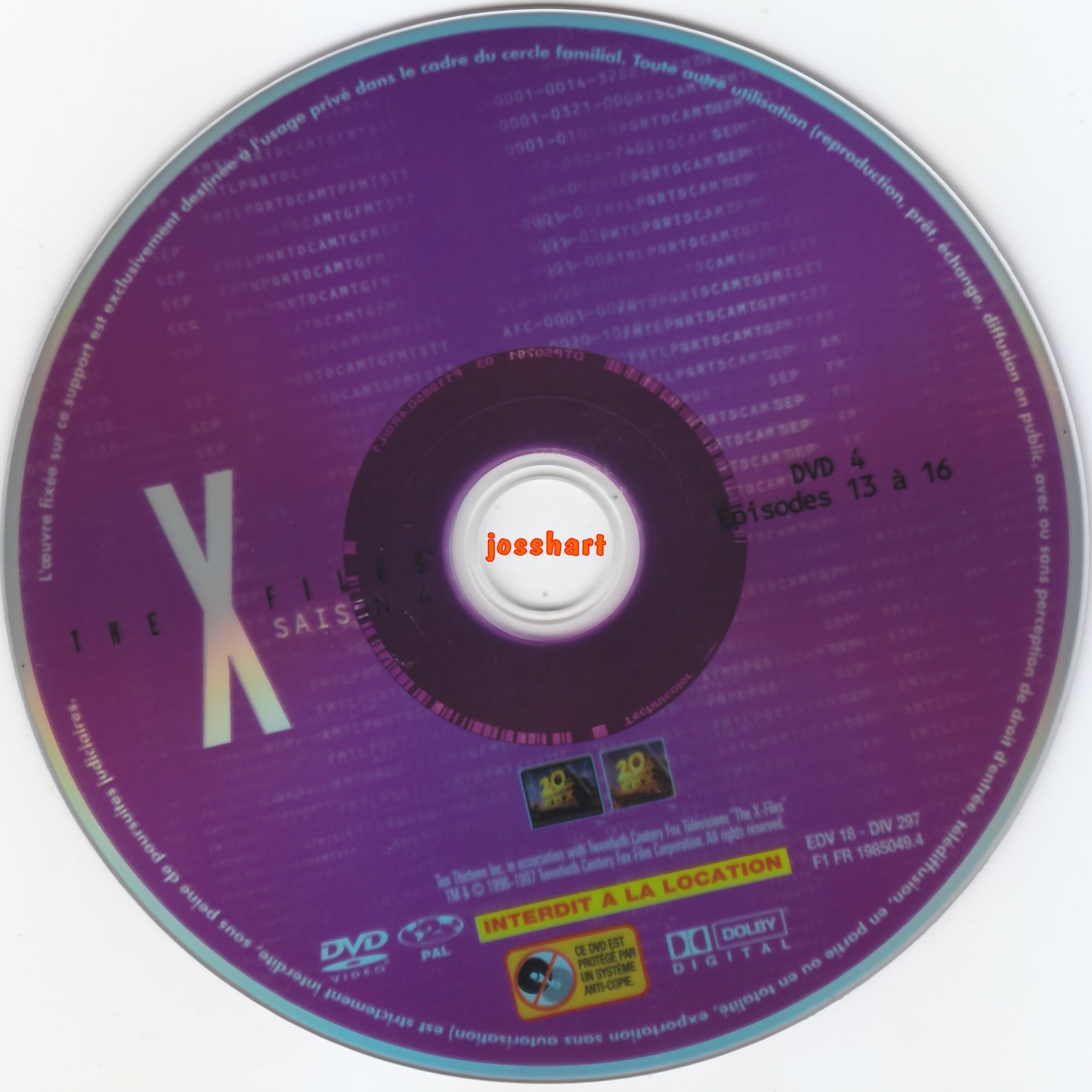 The X Files Saison 4 DVD 4 v2