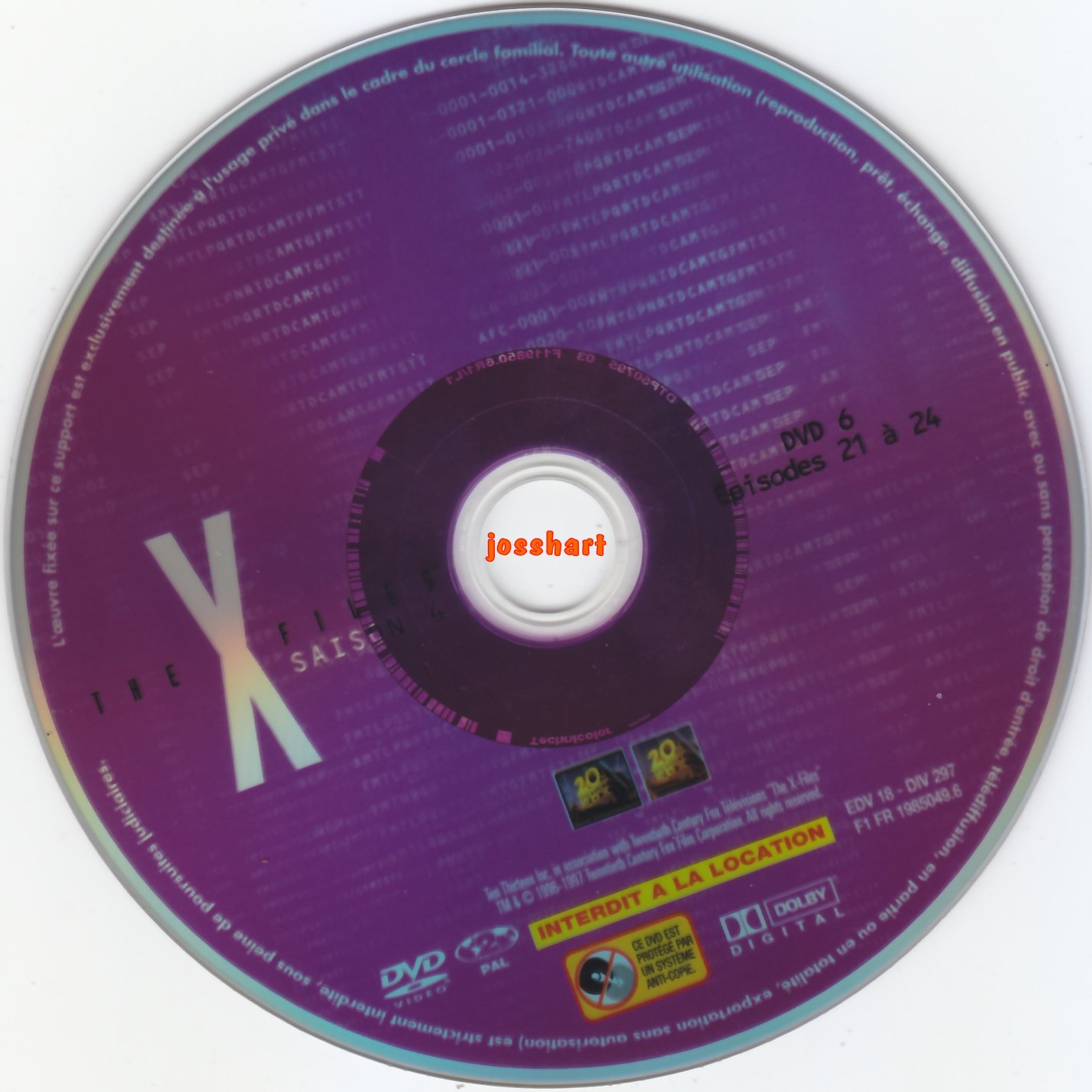 The X Files Saison 4 DVD 6 v2