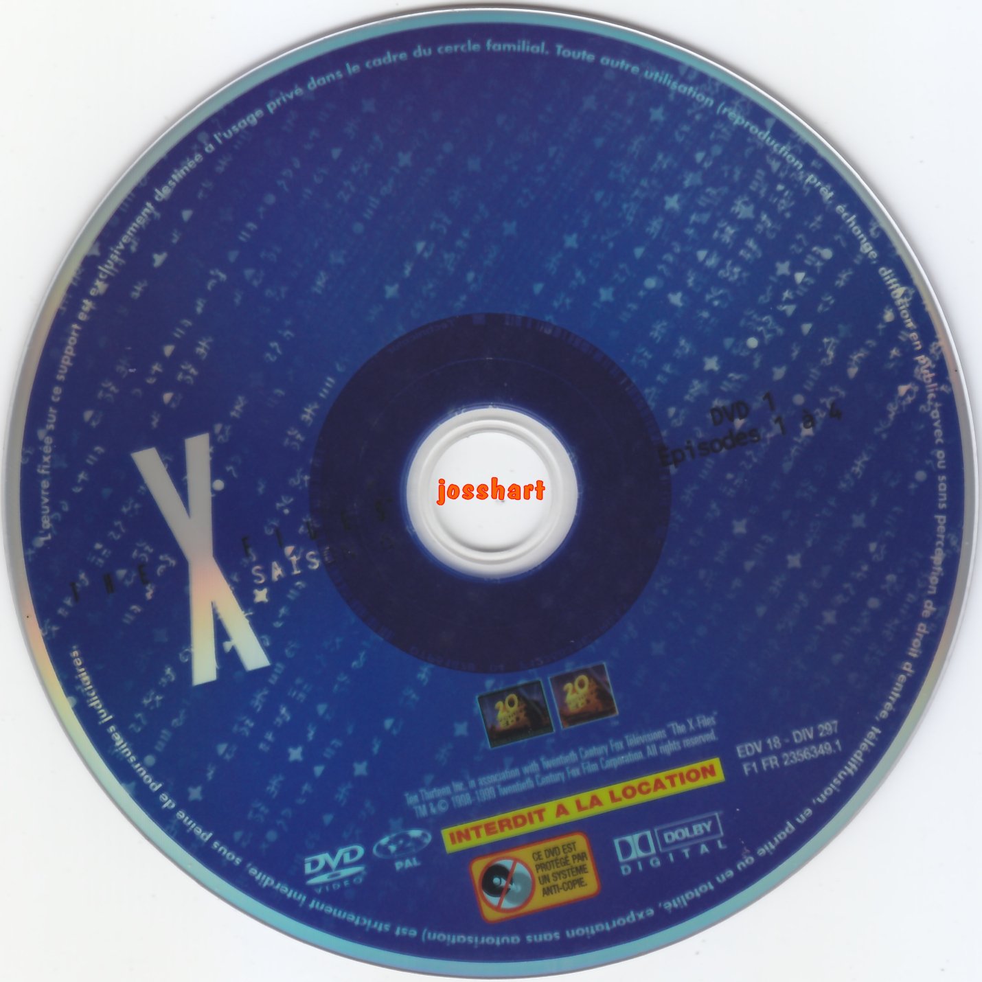 The X Files Saison 6 DVD 1 v2