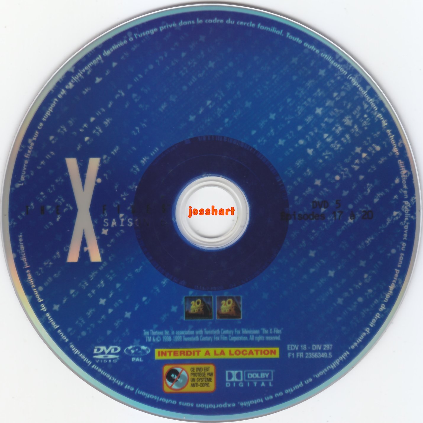 The X Files Saison 6 DVD 5 v2