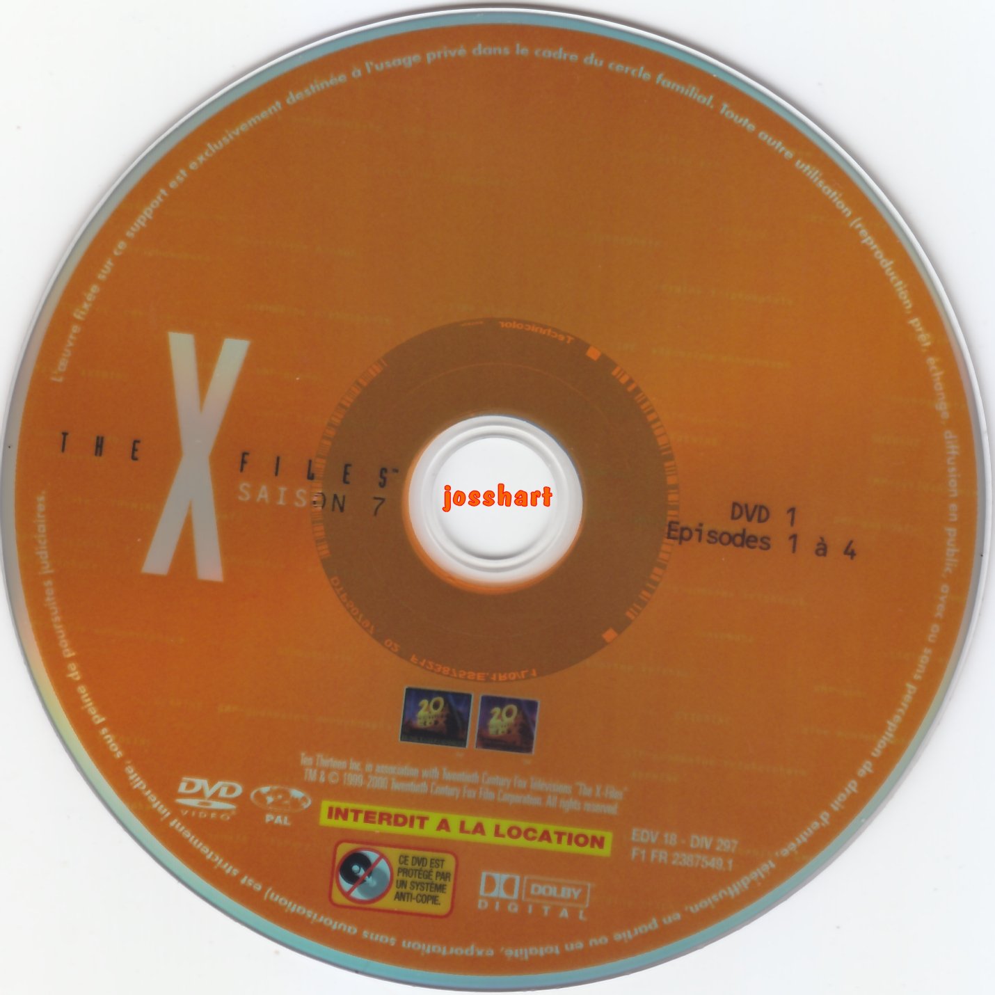 The X Files Saison 7 DVD 1 v2