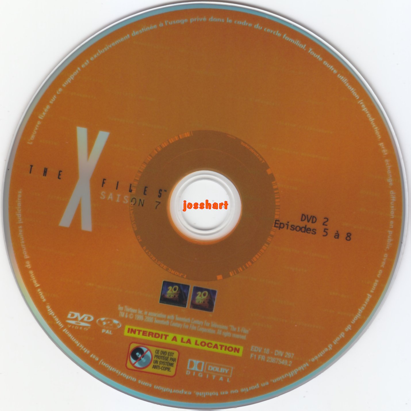 The X Files Saison 7 DVD 2 v2