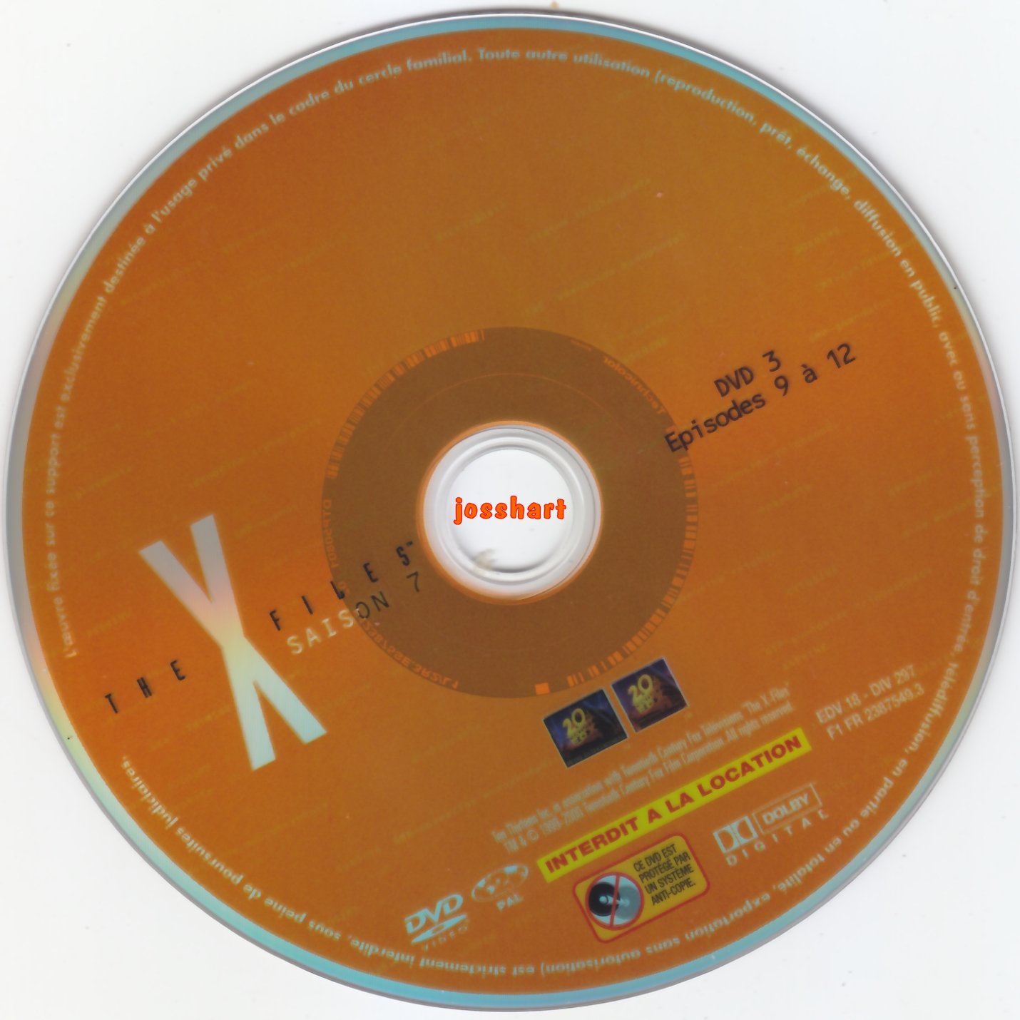 The X Files Saison 7 DVD 3 v2