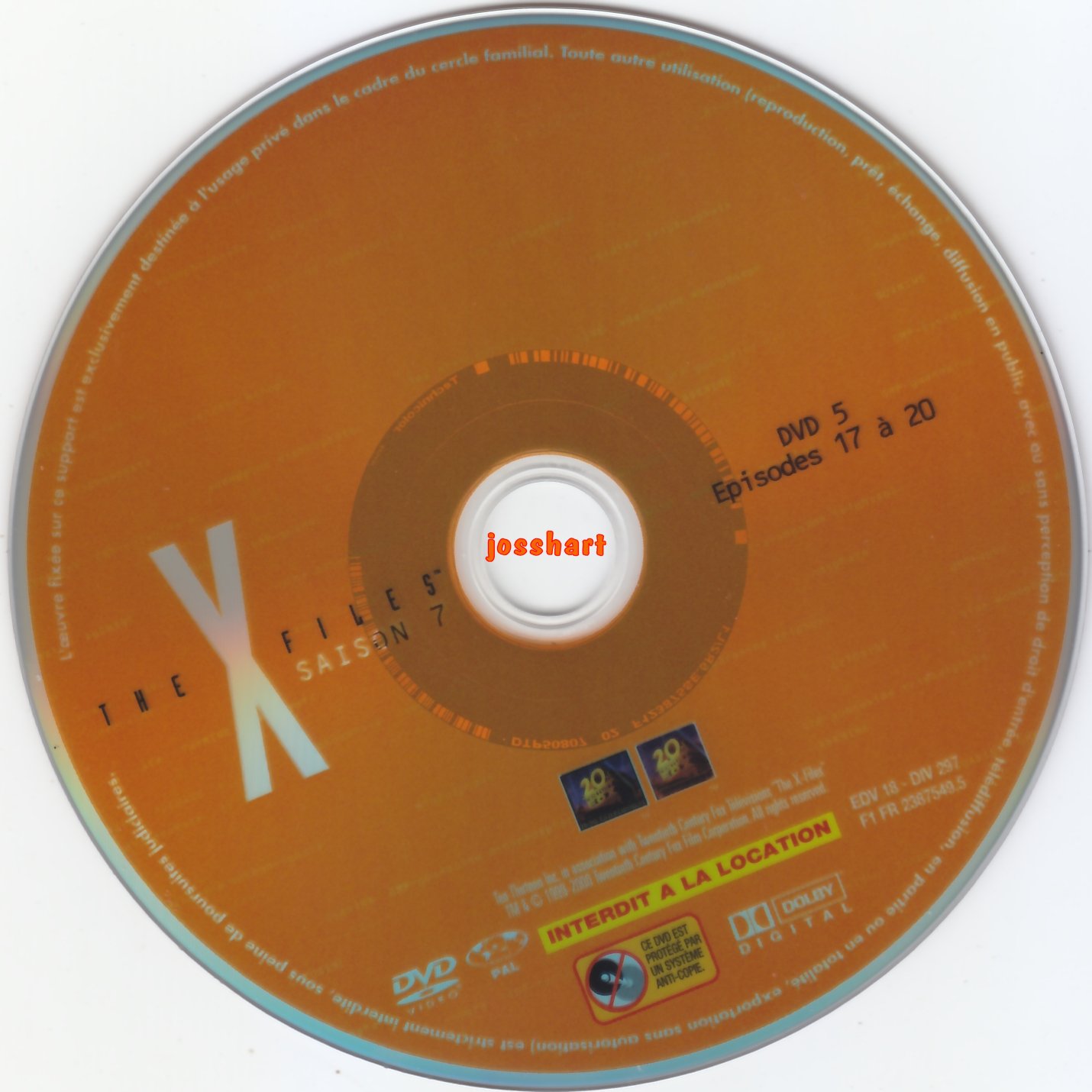 The X Files Saison 7 DVD 5 v2