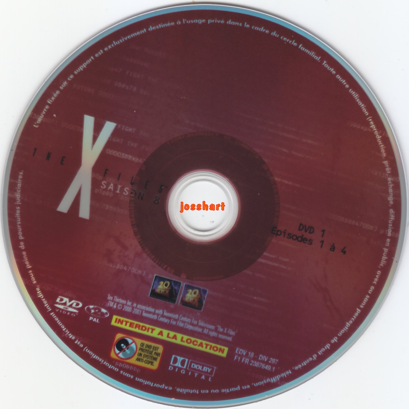 The X Files Saison 8 DVD 1 v2