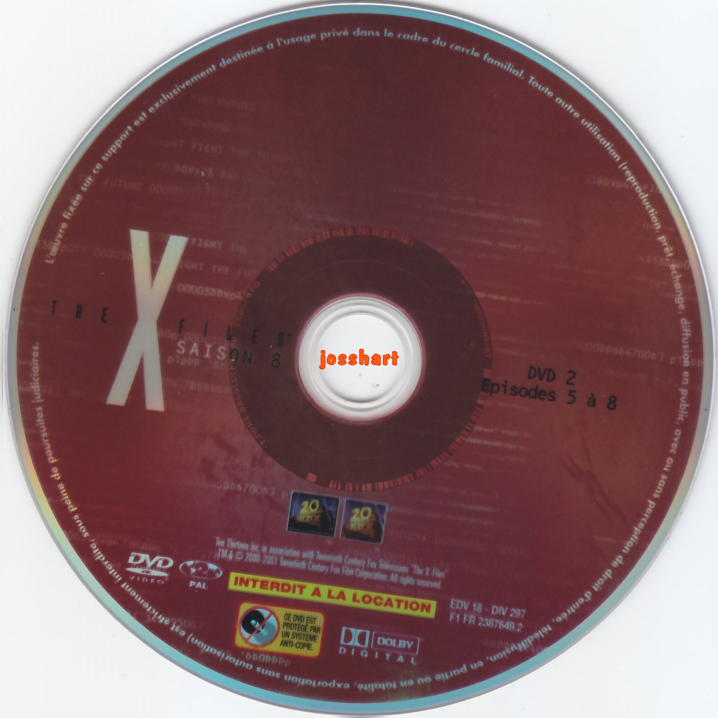The X Files Saison 8 DVD 2 v2