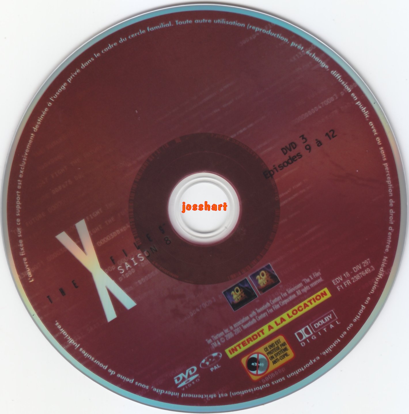 The X Files Saison 8 DVD 3 v2