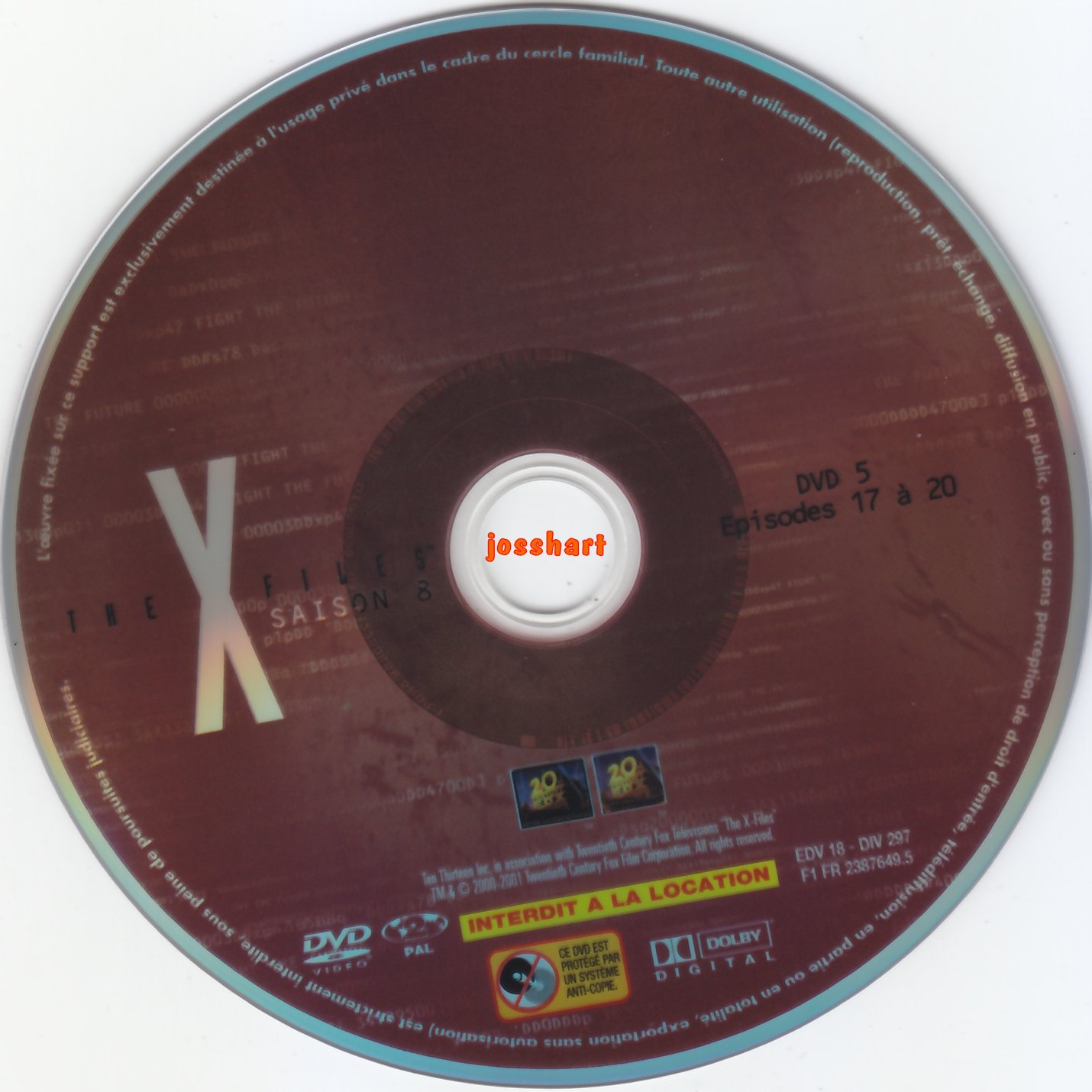 The X Files Saison 8 DVD 5 v2