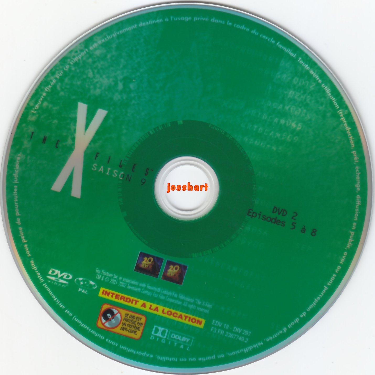 The X Files Saison 9 DVD 2 v2