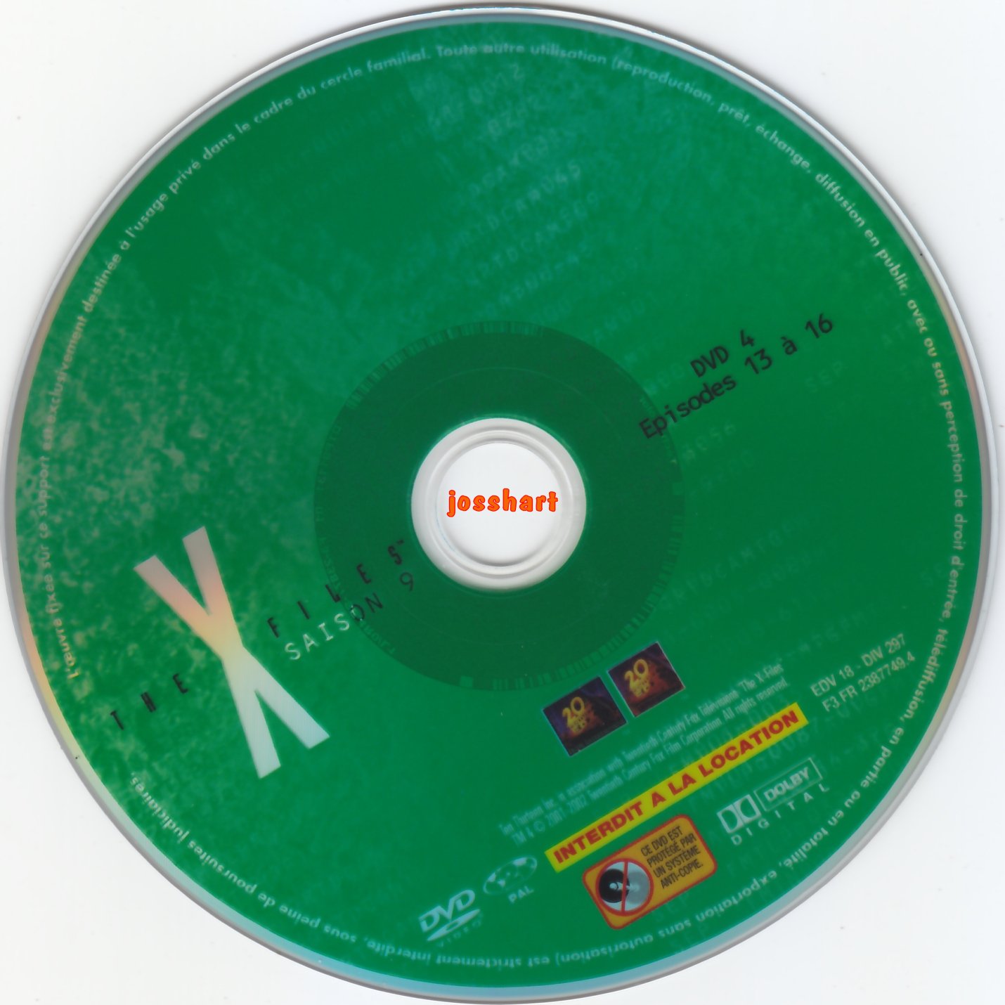 The X Files Saison 9 DVD 4 v2