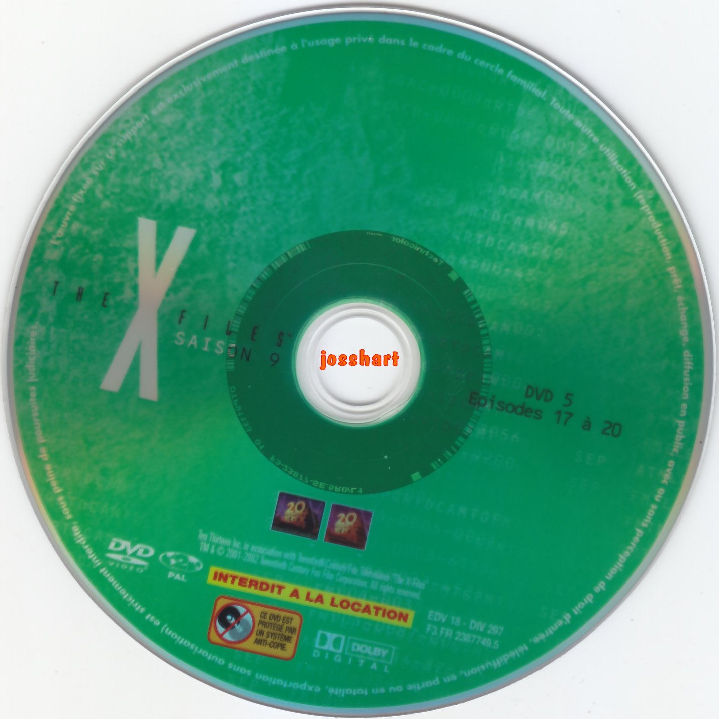 The X Files Saison 9 DVD 5 v2