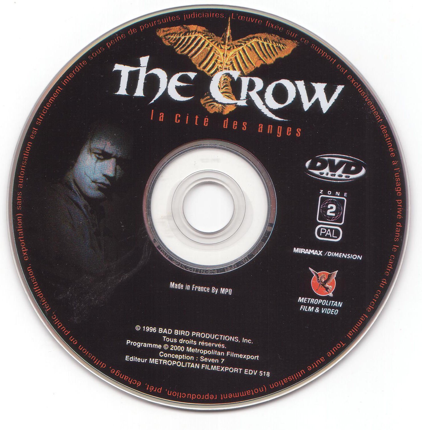 The crow la cit des anges