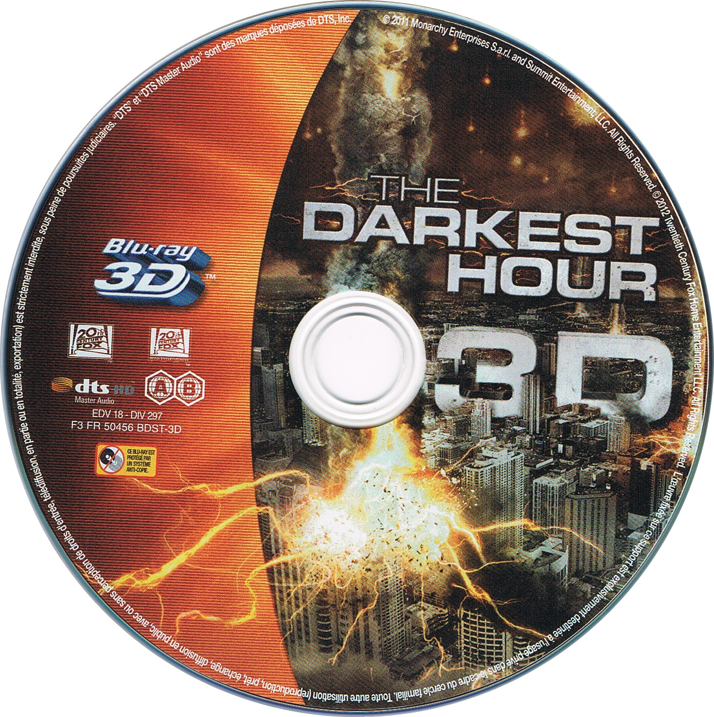 The darkest hour 3D (BLU-RAY)