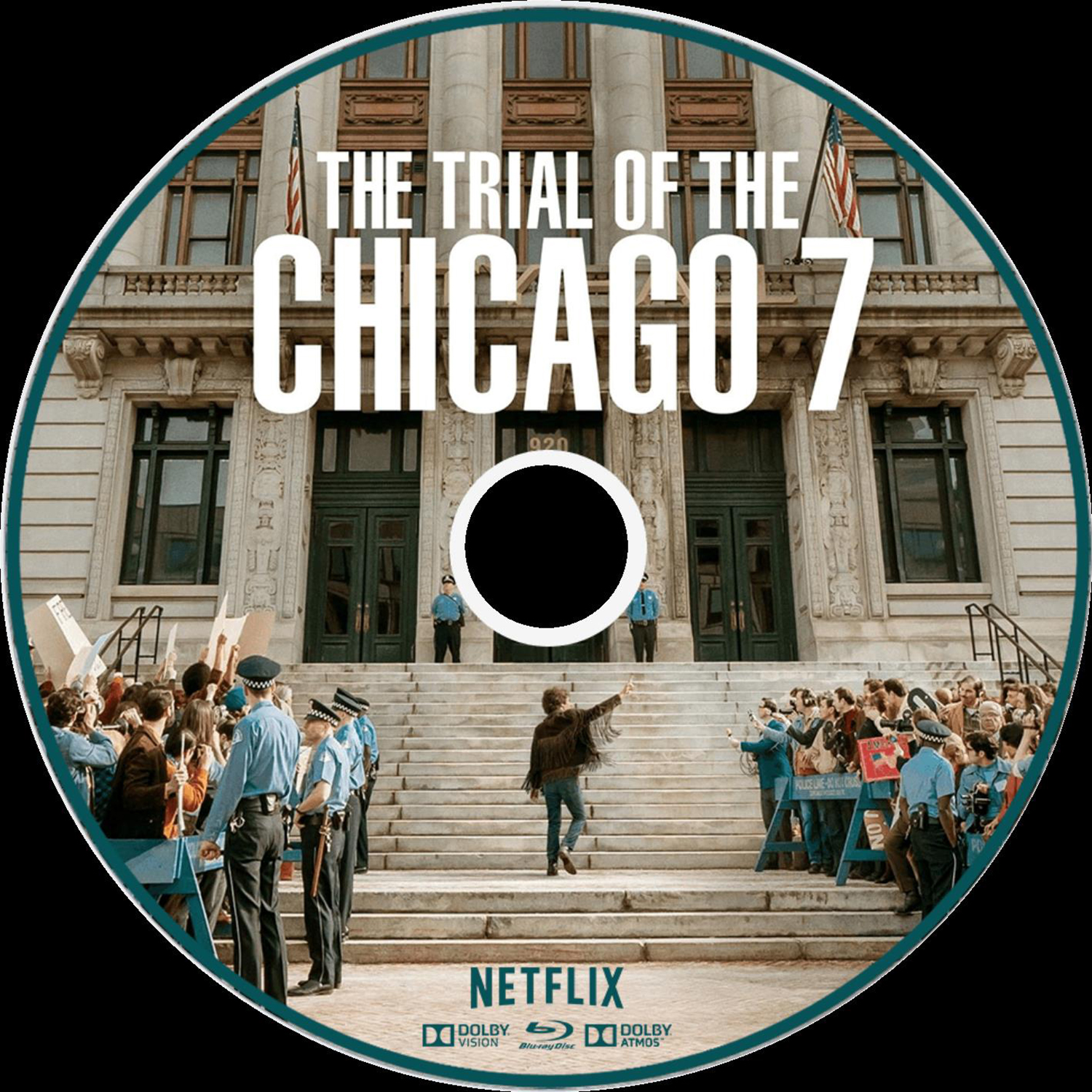The trial of the chicago 7 custom (BLU-RAY)