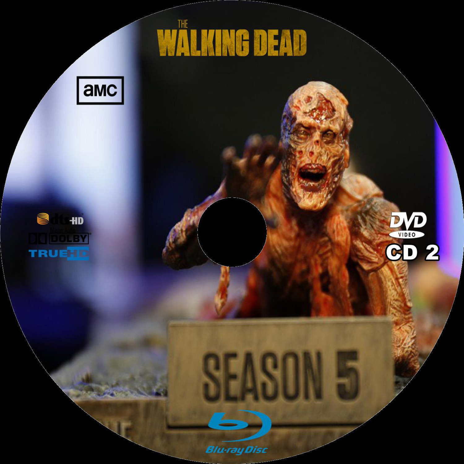 The walking dead saison 5 DISC 2 custom