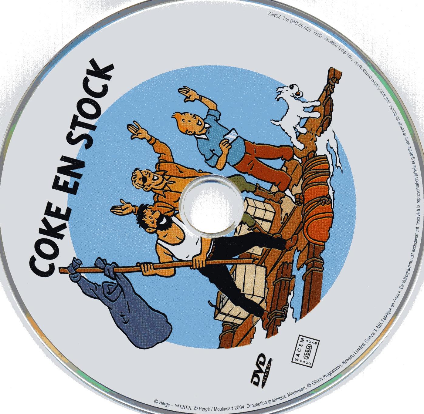 Tintin - Coke en stock