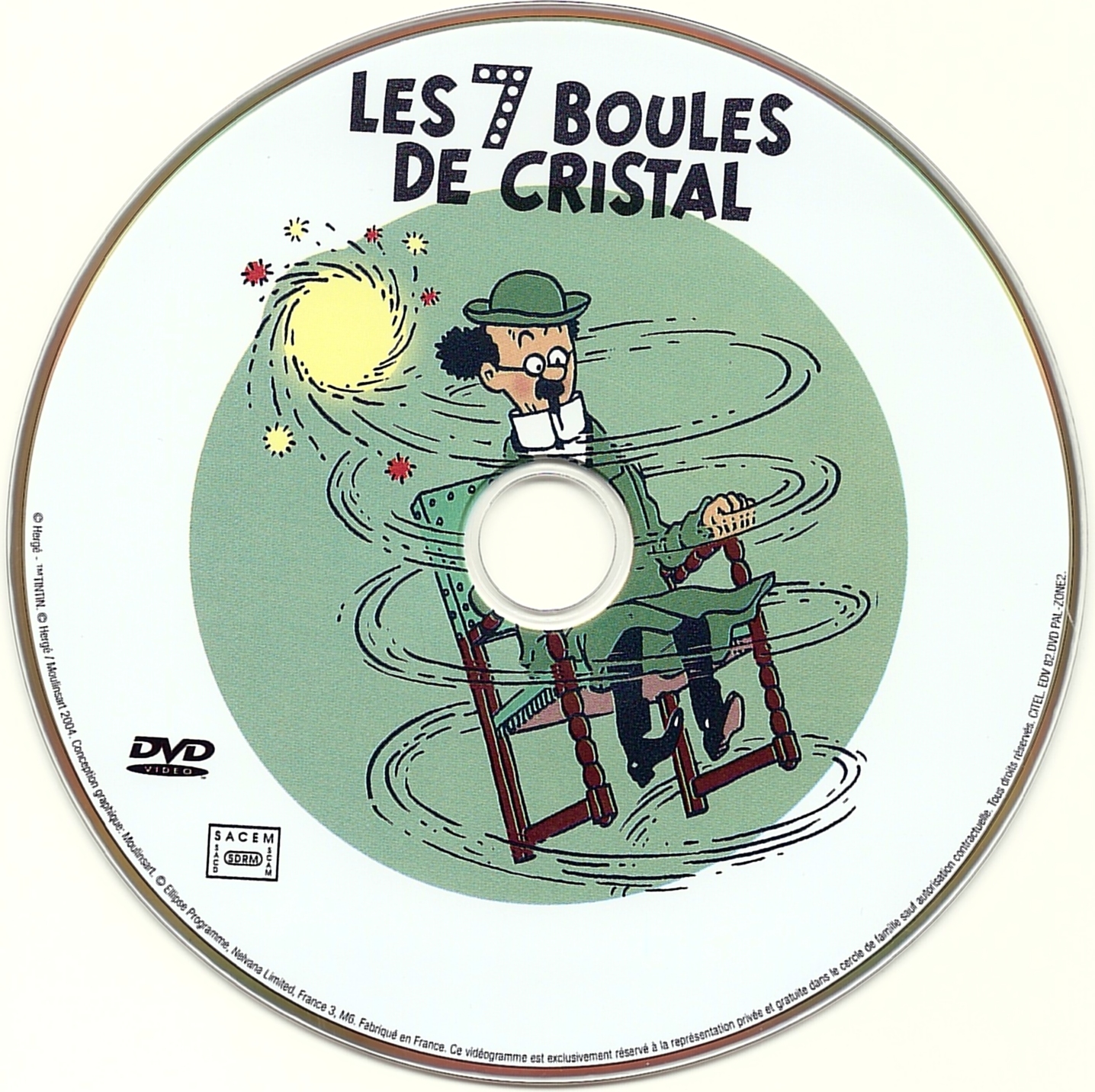 Tintin - Les 7  boules de cristal