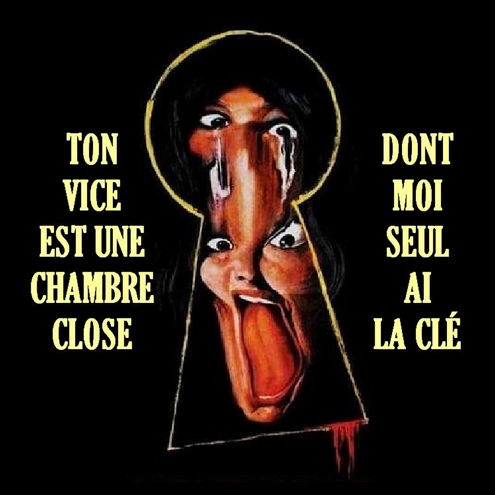 Ton Vice est une chambre close dont moi seul ai la cle  Sticker DVD 