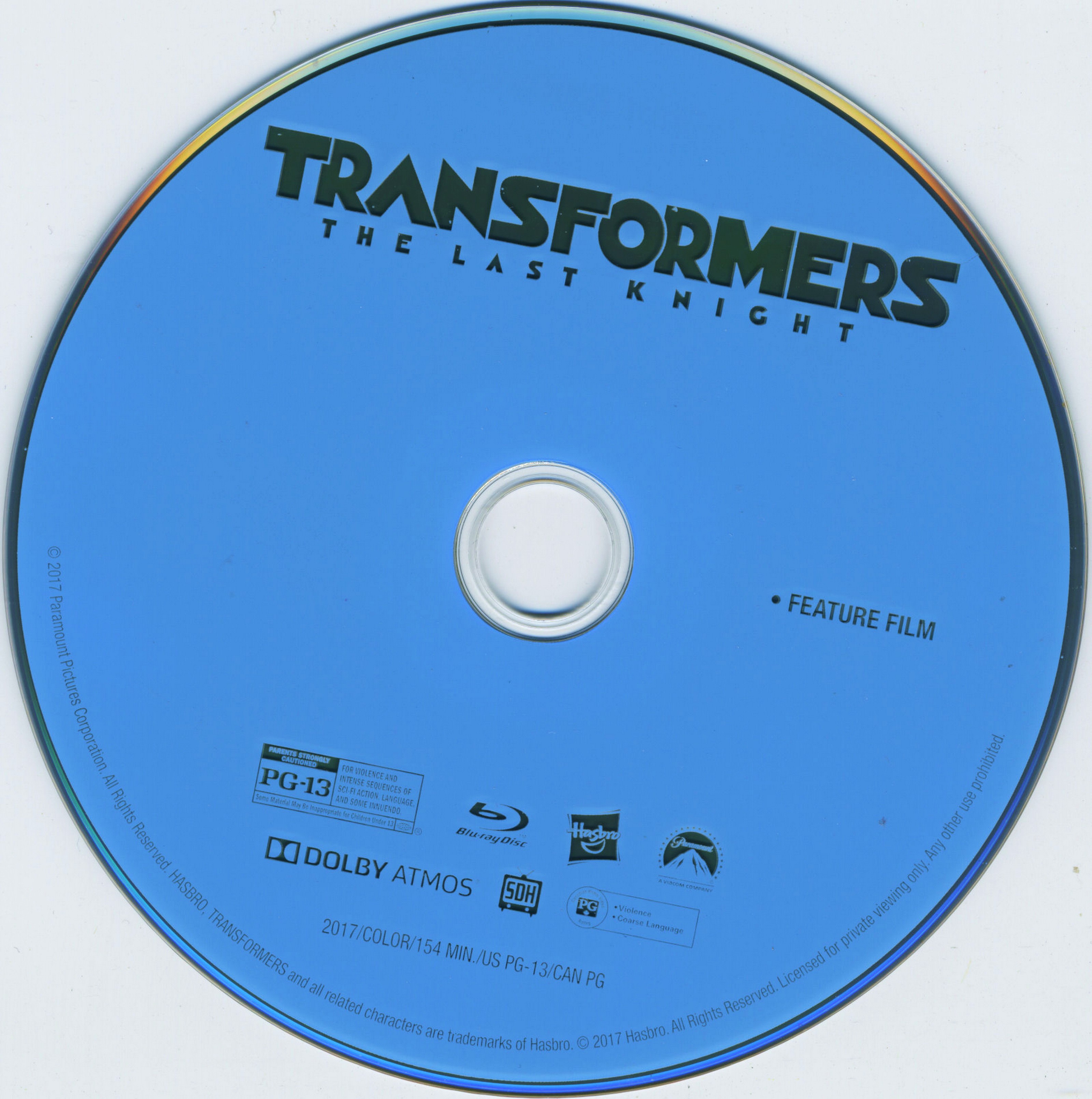 Transformers: The Last Knight (BLU-RAY)