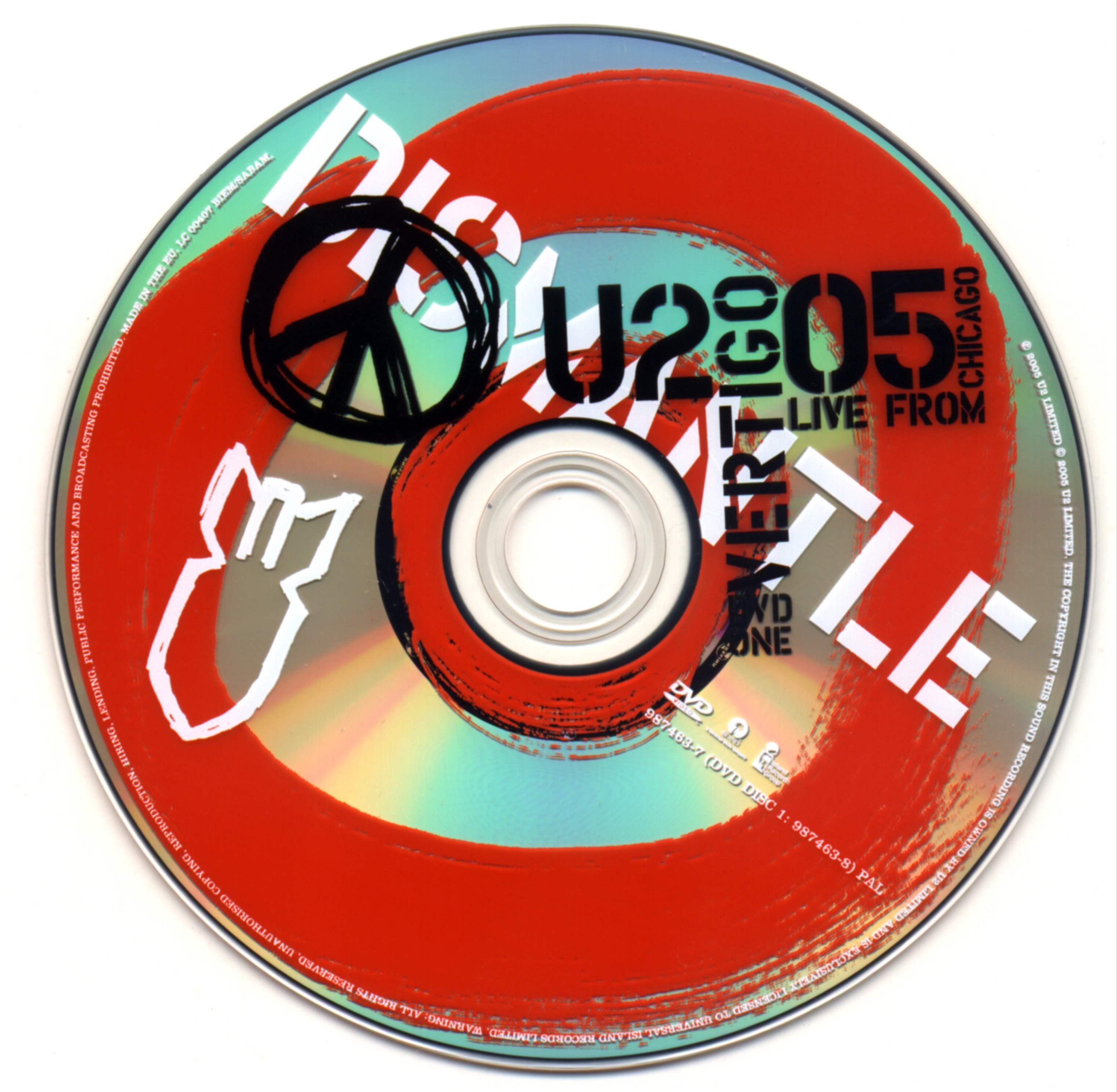 U2 Vertigo Live in Chicago DISC 1
