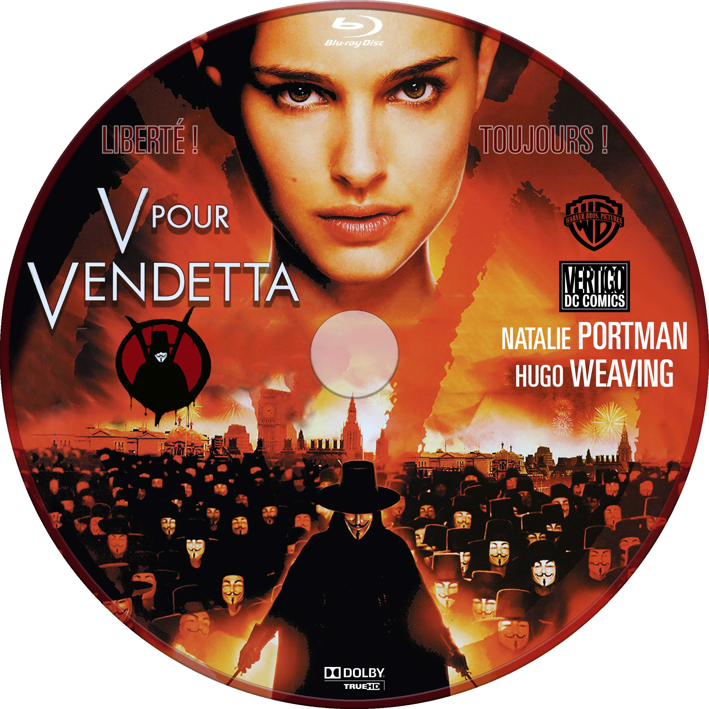 V pour Vendetta custom (BLU-RAY)