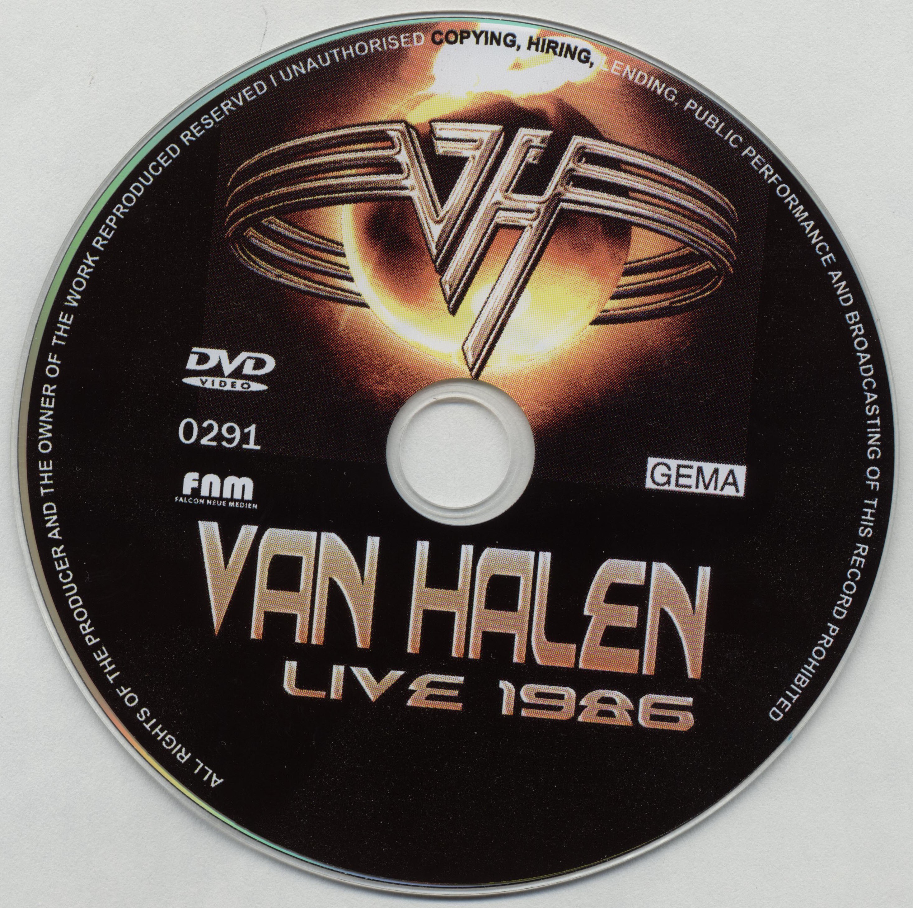 Van Halen LIVE 1986