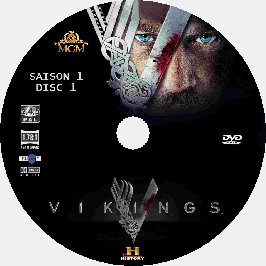 Vikings saison 1 DISC 1 custom