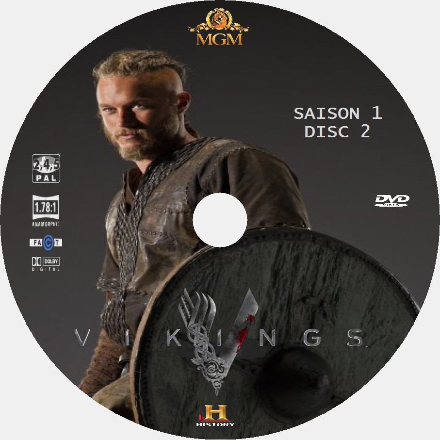 Vikings saison 1 DISC 2 custom