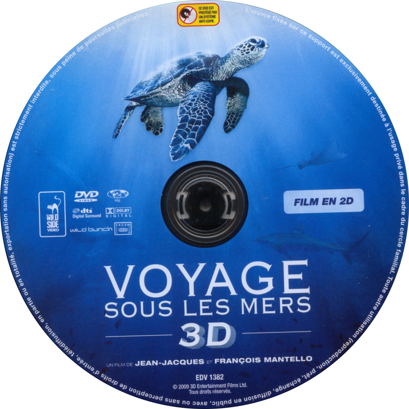 Voyage sous les mers 3D (DISC 2D)