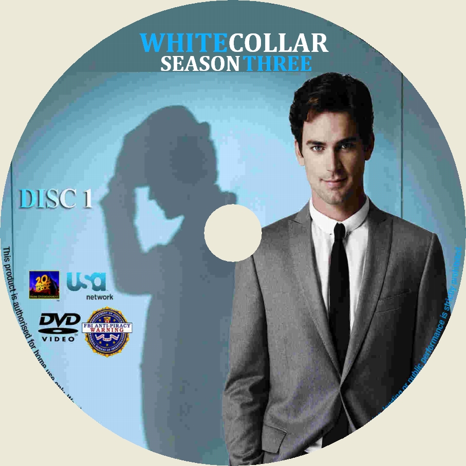 White Collar saison 3 DISC 1 custom