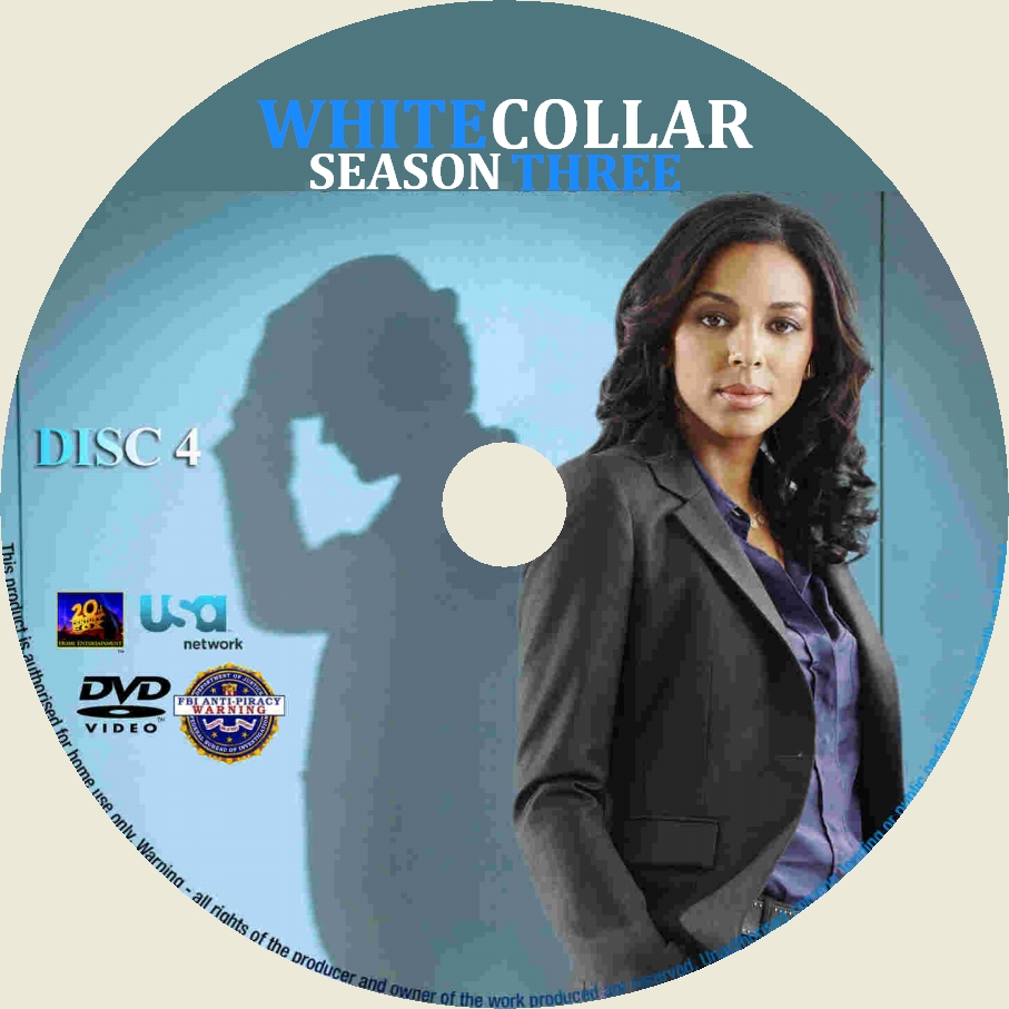 White Collar saison 3 DISC 4 custom