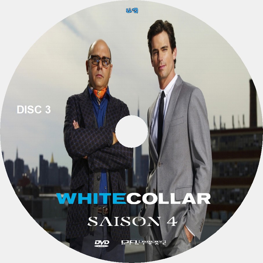 White Collar saison 4 DISC 3 custom